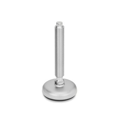 Produktbild von Ganter Norm® - Stellfüße, Edelstahl, mit Gummiauflage (31-80-M16-125-B3-V)