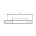RIEGLER Dichtring aus Polyamid, für Gewinde G 1/2, VPE 100 Stk. (258.09) Produktbild