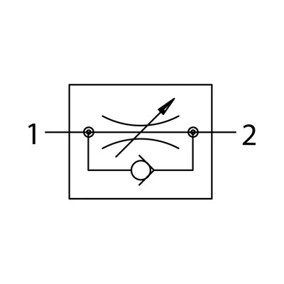 Produktbild von RIEGLER - Drosselrückschlagventil »Blaue Serie«, Zuluftdros. R 1/4 a. Ø12mm (18