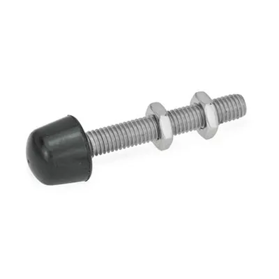 Produktbild von Ganter Norm® - Andrückschrauben, Edelstahl, mit Gummi-Druckstück (708.1-M10-97-