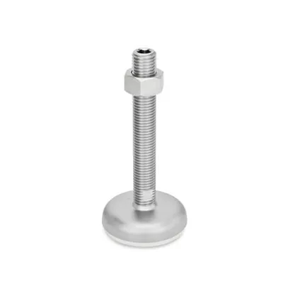 Produktbild von Ganter Norm® - Stellfüße, Edelstahl, mit Gummiauflage (31-120-M30-150-B2-UK)