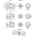 Produktbild von Ganter Norm® - Elastomer-Klauenkupplungen mit Gewindestift (2241-40-K12-12-AL-R