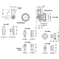 Produktbild von Ganter Norm® - Verriegelungen, mit Bedienelementen, Gehäusebund verchromt (115-