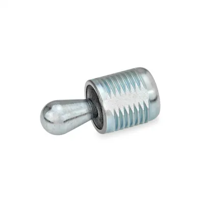 Produktbild von Ganter Norm® - Seitendruckstücke, Hülse Stahl, Druckstift Stahl / Kunststoff, z