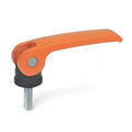 Produktbild von Ganter Norm® - Exzenterspanner, Hebel Zink-Druckguss, Auflagescheibe Kunststoff