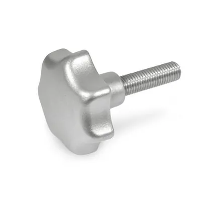 Produktbild von Ganter Norm® - Sterngriffschrauben, Edelstahl (6336.5-ES-63-M12-30)