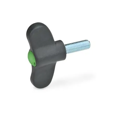 Produktbild von Ganter Norm® - Flügelschrauben, Kunststoff (633-40-M8-40-DGN)