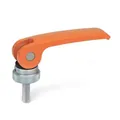 Produktbild von Ganter Norm® - Exzenterspanner, Hebel Zink-Druckguss, Auflagescheibe Kunststoff
