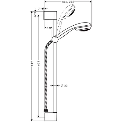 Produktbild von hansgrohe - Brause-Set Crometta 85 Vario