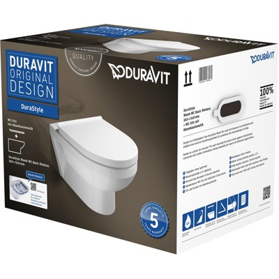 Produktbild von DURAVIT - Wand-WC Set DuraStyle Basic