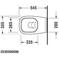 Produktbild von DURAVIT - Wand-Tiefspül-WC D-Code 545mm