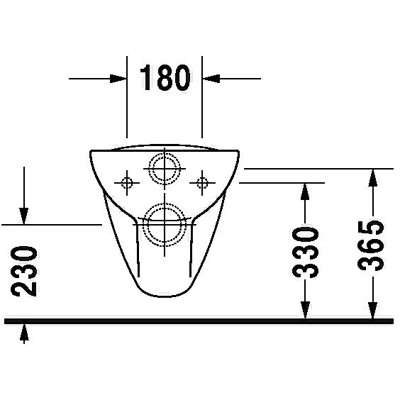 Produktbild von DURAVIT - Wand-Tiefspül-WC D-Code 545mm