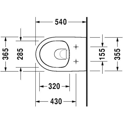 Produktbild von DURAVIT - Wand-WC Set DuraStyle Basic