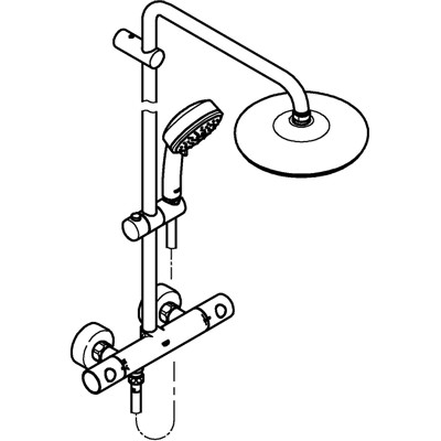 Produktbild von GROHE - Duschsystem Tempesta Cosmopolitan 210