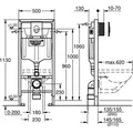 Produktbild von GROHE - WC-Set Rapid SL für WC 38764