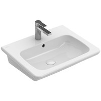 Produktbild von Villeroy & Boch - Waschbecken Vivia 4137 600x490mm 3-Loch-Armatur