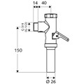 SCHELL WC-Druckspüler SCHELLOMAT verchromt 3/4" 6l Produktbild img2 S