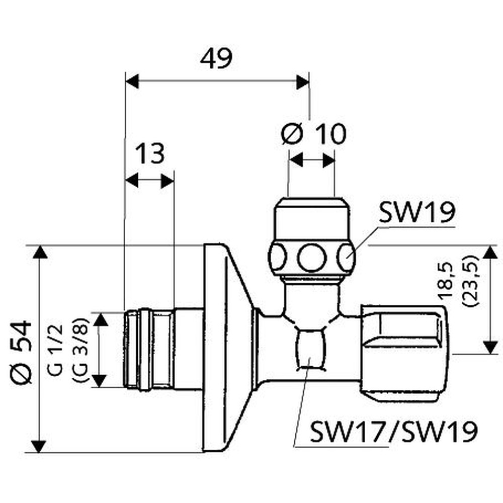 SCHELL Eckventil COMFORT Produktbild img2 L