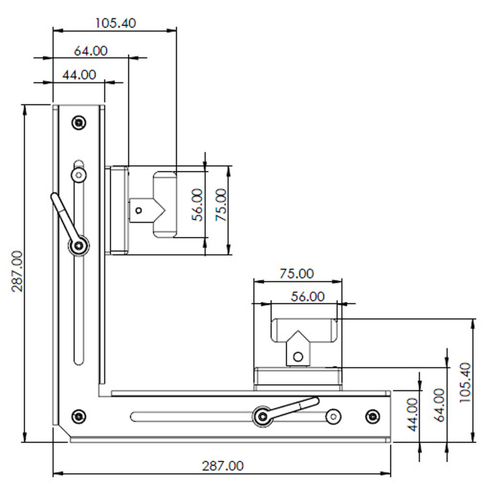 ELMAG MAGSWITCH Magnet-Schweißwinkel 90° Winkel 600 Produktbild img2 L