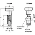 Produktbild von Ganter Norm® - Edelstahl-Rastbolzen (613-10-AKN-NI)
