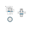 Produktbild von Ganter Norm® - Muttern, Edelstahl, Hygienic Design (1580-M12-PL-E)