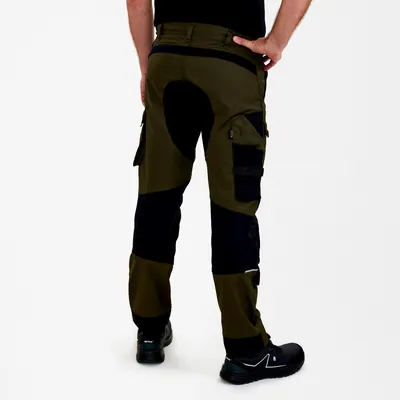 Produktbild von Engel - X-treme Handwerkerhose mit Stretch, forest green/schwarz, Gr. 68