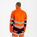 Produktbild von Engel - Safety Light Arbeitsjacke, orange/blue ink, Gr. 3XL