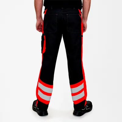 Produktbild von Engel - Cargo Hose, schwarz/rot, Gr. 28