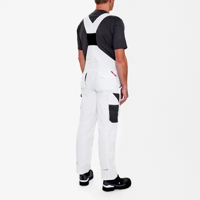 Produktbild von Engel - Galaxy Light Latzhose, weiss/anthrazit grau, Gr. 62