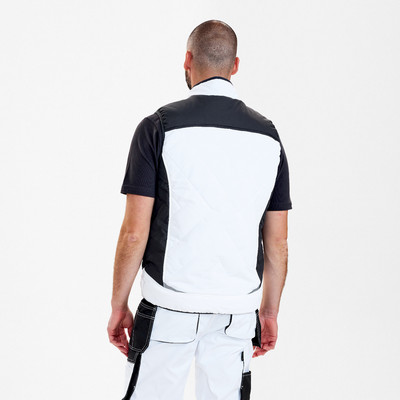 Produktbild von Engel - Galaxy Stepp-Winterweste, weiss/anthrazit grau, Gr. 3XL