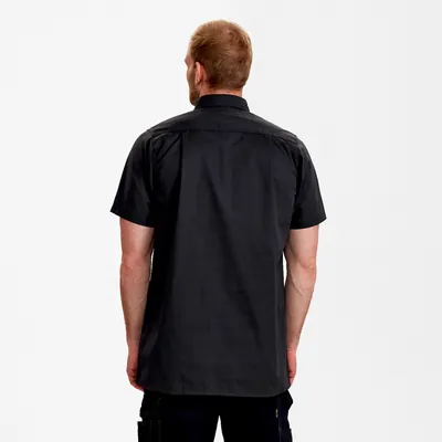 Produktbild von Engel - Extend kurzärmliges Herrenhemd, anthrazit grau, Gr. 43/44
