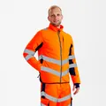 Produktbild von Engel - Safety Stepp-Jacke, orange/blue ink, Gr. M