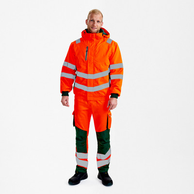 Produktbild von Engel - Safety Pilotjacke, orange/grün, Gr. M