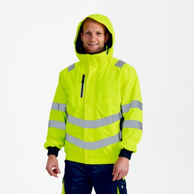 Produktbild von Engel - Safety Pilotjacke, gelb/blue ink, Gr. 2XL