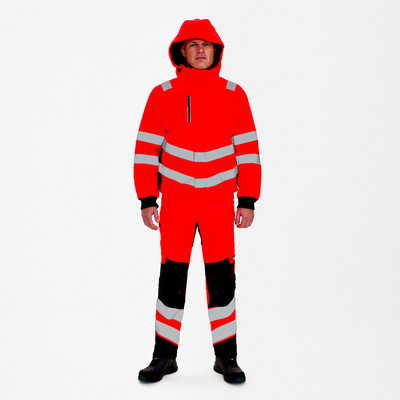 Produktbild von Engel - Safety Pilotjacke, rot/schwarz, Gr. XS