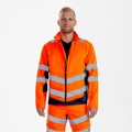 Produktbild von Engel - Safety Light Arbeitsjacke, orange/blue ink, Gr. 3XL