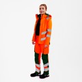 Produktbild von Engel - Safety Damen Winterjacke, orange/grün, Gr. XS