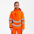 Produktbild von Engel - Safety Damen Winterjacke, orange/grün, Gr. XS