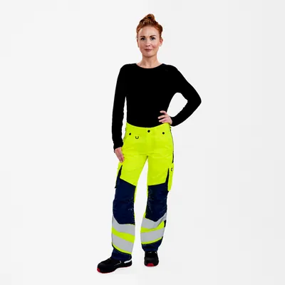 Produktbild von Engel - Safety Light Damenhose, gelb/blue ink, Gr. 48
