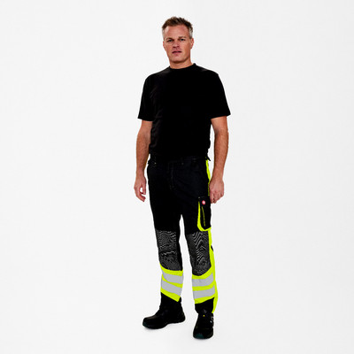 Engel Cargo Hose, Schwarz/gelb, Gr. 48