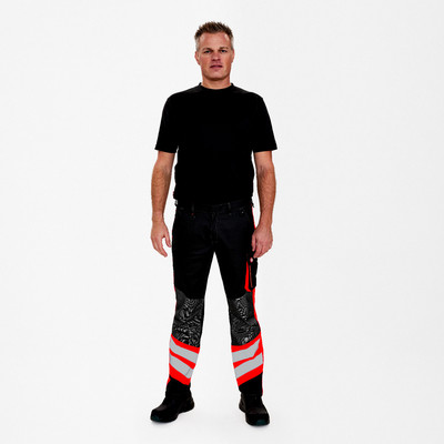 Produktbild von Engel - Cargo Hose, schwarz/rot, Gr. 98