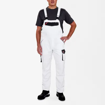 Produktbild von Engel - Galaxy Light Latzhose, weiss/anthrazit grau, Gr. 62