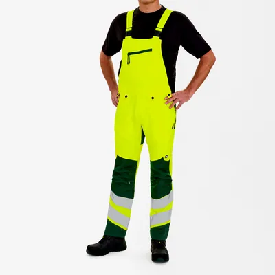 Produktbild von Engel - Safety Latzhose, gelb/grün, Gr. 24