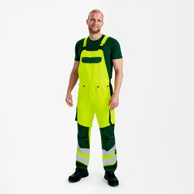 Produktbild von Engel - Safety Light Latzhose, gelb/grün, Gr. 64