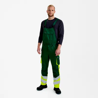 Produktbild von Engel - Safety Light Latzhose, green/hivis yellow, Gr. 110