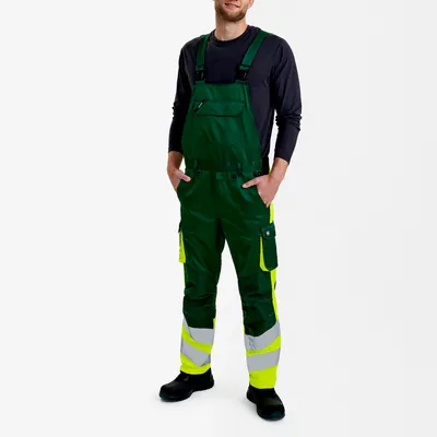 Produktbild von Engel - Safety Light Latzhose, green/hivis yellow, Gr. 110