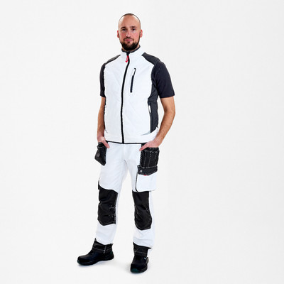 Produktbild von Engel - Galaxy Stepp-Winterweste, weiss/anthrazit grau, Gr. 3XL