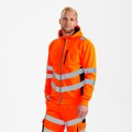 Produktbild von Engel - Safety Sweatcardigan, orange/anthrazit grau, Gr. 3XL