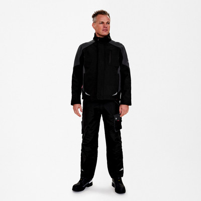 Engel Galaxy Softshelljacke, Schwarz/anthrazit Grau, Gr. 3XL
