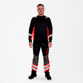 Produktbild von Engel - Cargo Sweatshirt, schwarz/rot, Gr. XL